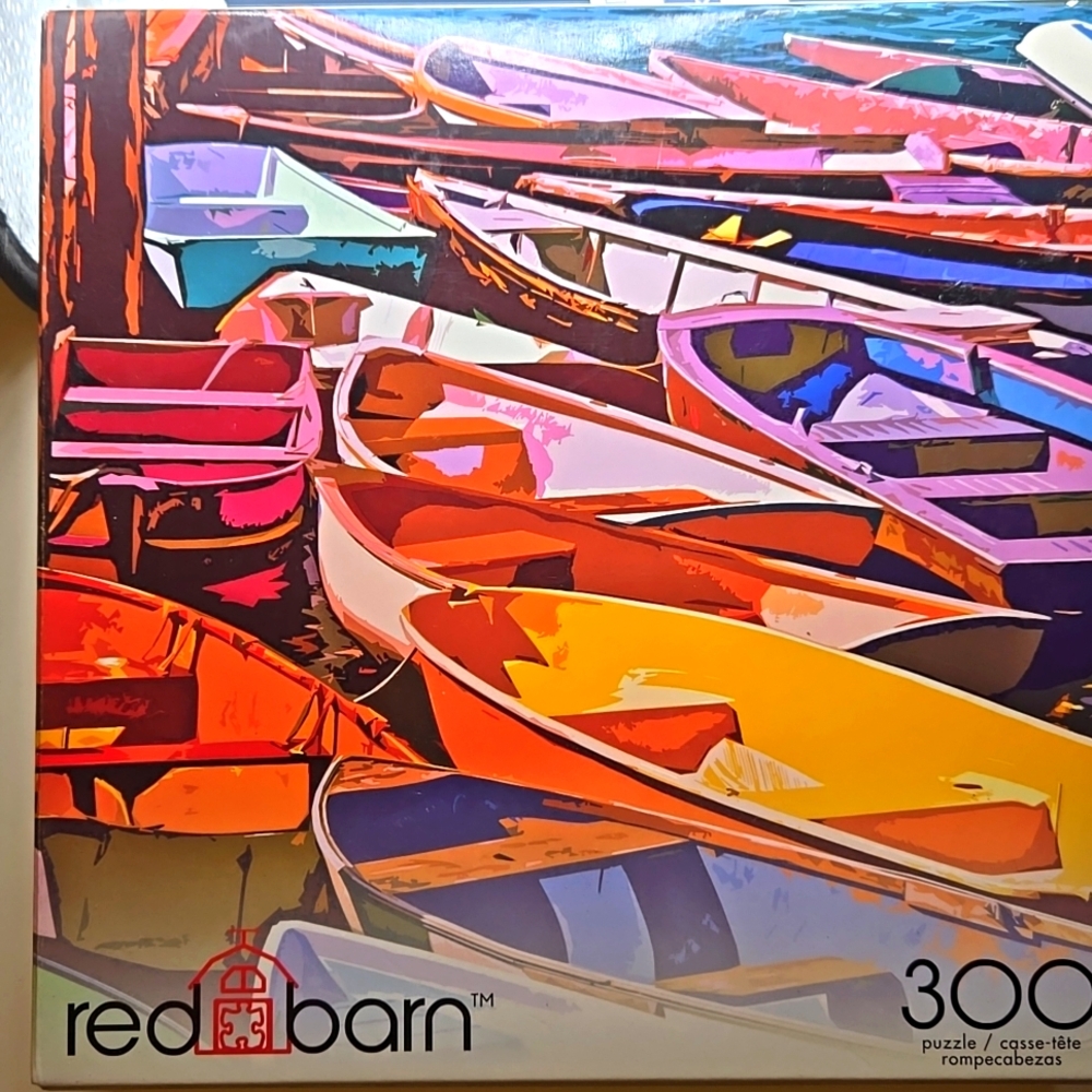 Painted Dinghies Puzzle NEW Sealed 11in X 15in